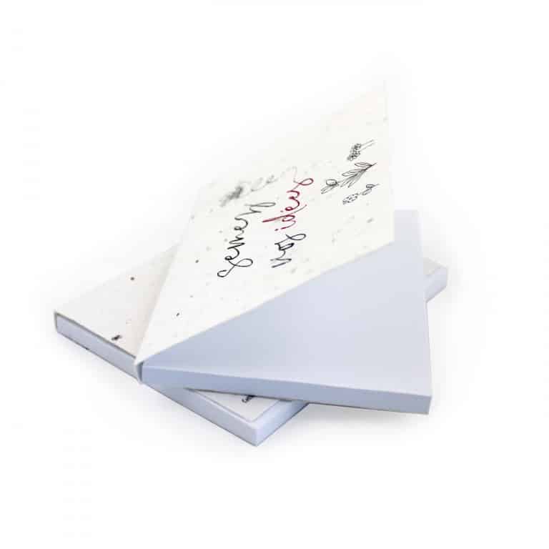 Bloc notes avec graines à planter