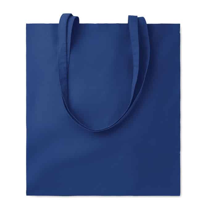 Sac shopping en coton bleu de fabrication européenne